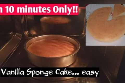 Sponge Cake in Morphy Richards 25 cg 25 litre microwave oven