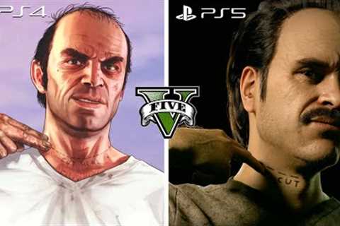 GTA 5 Next Gen Remastered PS5 Graphic VS PS4 Comparison! Details &amp; Graphics! Playstation 5