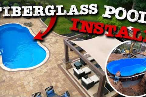 Transform Your Backyard with a Stunning Fiberglass Pool &amp; Outdoor Living Space | Timelapse..
