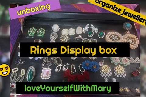 Rings Organizer and display box |unboxing |daraz shopping