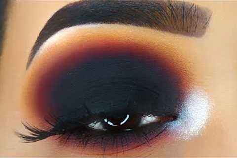 Black Smokey Eye Tutorial|Black Smokey Eye Makeup Tutorial step by step for Beginners@purbashabarua