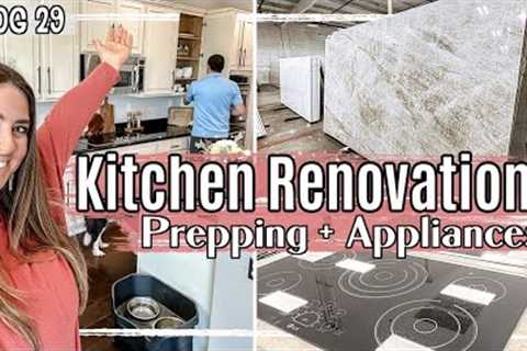VLOG 29 | KITCHEN RENOVATION - Picking Countertops, Sink, Appliances &amp; Refresh our Cabinets