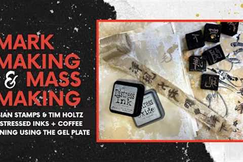 Studio Session: Distressed Papers! - Mark Making x Mass Making Eco Dying w/ Tim Holtz Inks