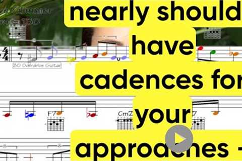 ️Musicology: Mastering Cadences for your Piano and Guitar Runs Next Month