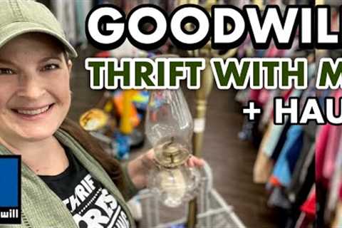 A whole bag for $2.29 * Home decor Thrifting at GOODWILL + a Thrift Haul