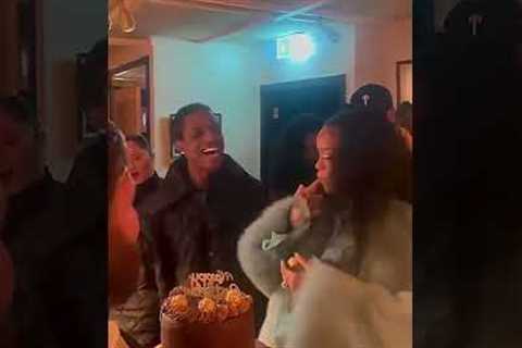 Rihanna celebrating her birthday in London || February 20 #Rihannashort #shorts
