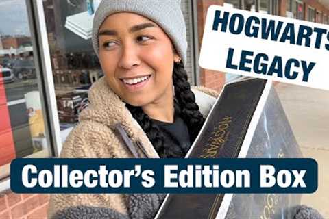 Is this worth $400? | Unboxing HOGWARTS LEGACY PS5 Collector's Edition Box | missmyluck91