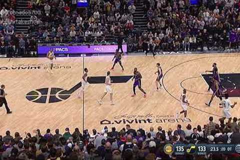 LeBron James driving layup to WIN the game!