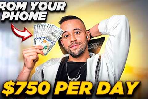 Laziest way To Make Money Online From Your Phone For Beginners ($750/ Day) Make Money Online