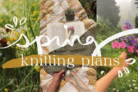 Spring knitting plans // using stash yarn!
