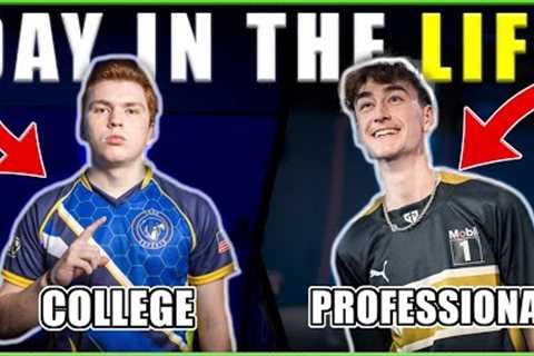 DAY IN THE LIFE | COLLEGE vs PROFESSIONAL ESPORTS PLAYER