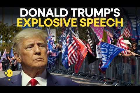 Former US President Donald Trump's Explosive Speech after historic indictment | Trump Arrest news
