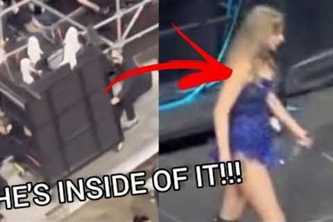 Taylor Swift CAUGHT hiding at The Eras Tour
