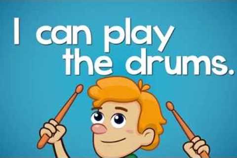 Can You Play The Drums | Learn Body Parts