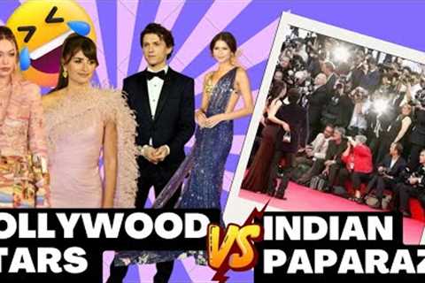 Hollywood Stars vs Indian paparazzi 😂 ll #funny #trending