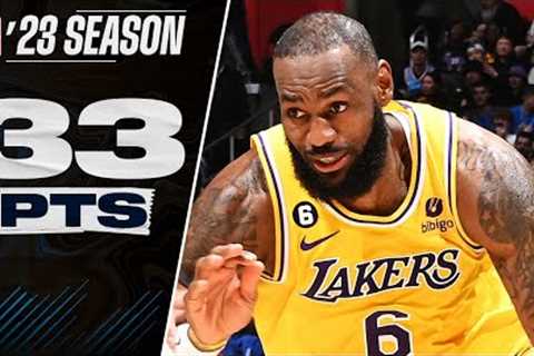 LeBron James with 33 Points Full Highlights vs Clippers 🔥