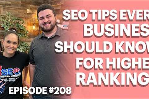 SEO Tips Every Business Should Know for Higher Rankings | In The Den Podcast