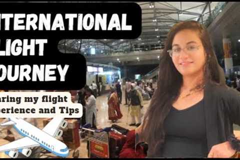 International Flight Journey in Telugu||Jaanshobbies