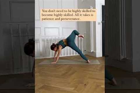 When people say yoga is just a bunch of poses…