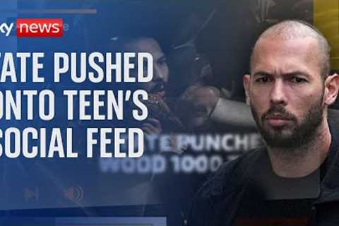 Andrew Tate: Influencer pushed onto teen's social media feeds