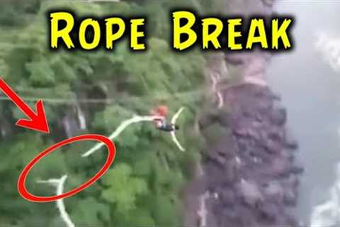 Rope Breaks bungee jumping accident | sports | adventure sports - shockwave