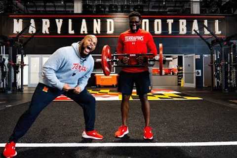 What a MARYLAND FOOTBALL Workout Looks Like | Gym U