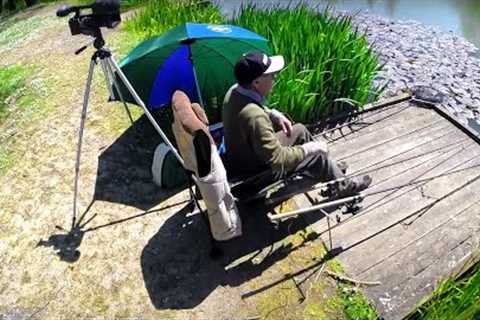 Float Fishing a Small Lake with Maggots