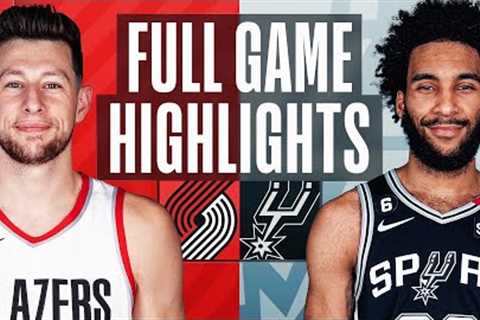 TRAIL BLAZERS at SPURS | FULL GAME HIGHLIGHTS | April 6, 2023