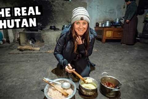 WE LIVED WITH A LOCAL FAMILY IN BHUTAN (life in a rural village)