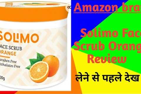 Amazon brand| Solimo Face Scrub Orange Review @QuickReview-mk6cy