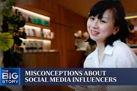 Misconceptions about social media influencers | THE BIG STORY