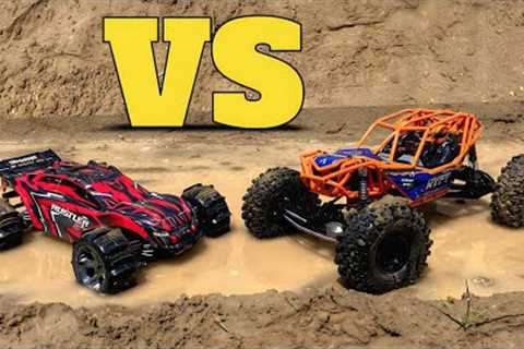 Traxxas Rustler vs Axial Ryft 10 Crawler | Remote Control Car | RC Cars