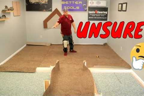 How to measure ,cut and layout carpet