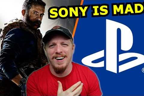 Sony PlayStation is VERY MAD at Xbox today...