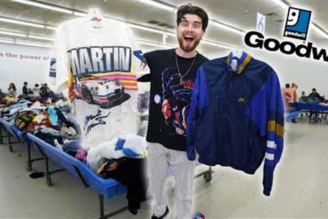 Turning $0 Into a Huge Vintage Clothing Haul at a Goodwill Thrift Store!