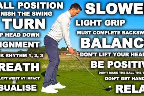 The One Thing Stopping You Hitting Driver Straight
