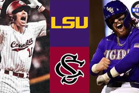 #1 LSU vs #6 South Carolina Highlights (Game 1) | 2023 College Baseball Highlights