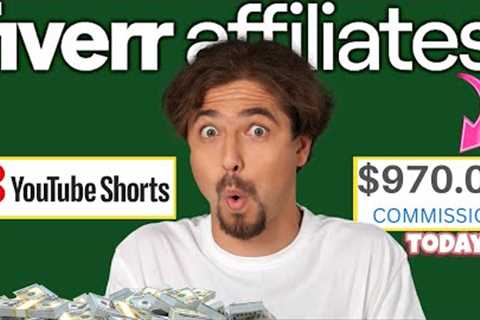 Passive Income $10,000/Month Promoting Fiverr Affiliate Marketing Links On YouTube Shorts For FREE