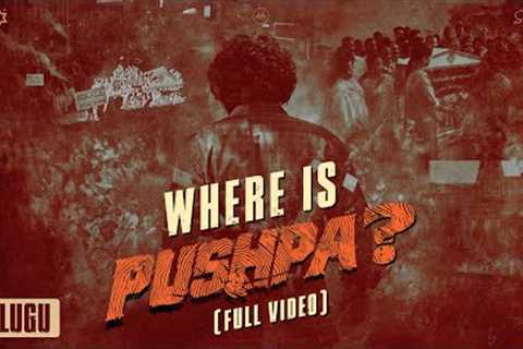 Where is Pushpa? | Pushpa 2 - The Rule 🔥 | Telugu | Allu Arjun | Sukumar | Rashmika | Fahadh Faasil
