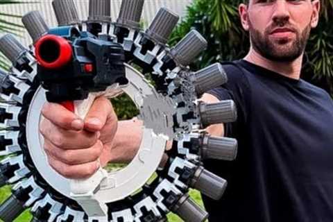 Testing the viral bouncing ball machine gun from the internet 😱
