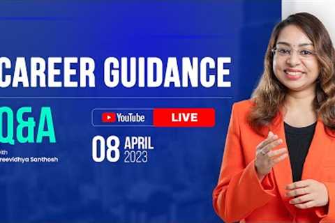 Career Guidance Live with Sreevidhya Santhosh | 8 April 2023 | Live Streaming
