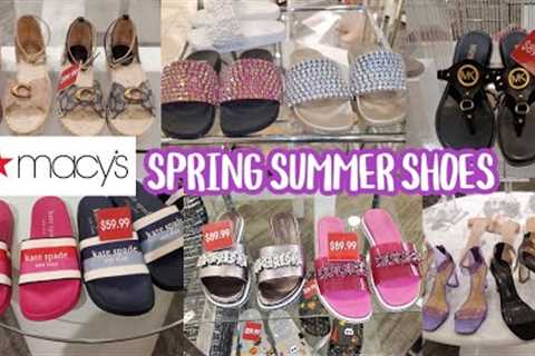 MACY'S SPRING SANDALS FASHION SUMMER SHOE SHOPPING