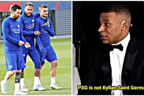 Mbappe's angry reaction when Messi &amp; Neymar did not appear in PSG's promotional video