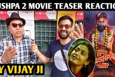 Pushpa 2 Movie Teaser Reaction | By Vijay Ji | Allu Arjun | Rashmika Mandanna | Sukumar
