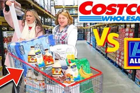 COSTCO vs ALDI price comparison IS COSTCO ACTUALLY CHEAPER? food haul