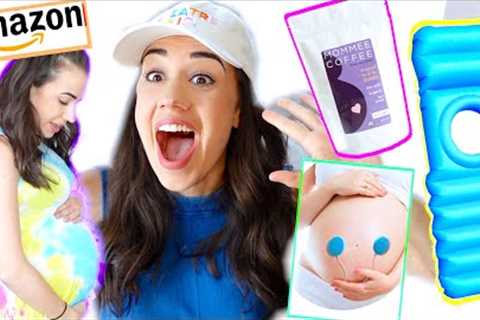 TESTING WEIRD PREGNANCY PRODUCTS FROM AMAZON!