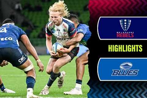 Super Rugby Pacific 2023 | Rebels v Blues | Rd 7 Highlights