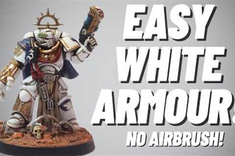 Easy White Power Armour for Space Marines featuring Captain Messinius!