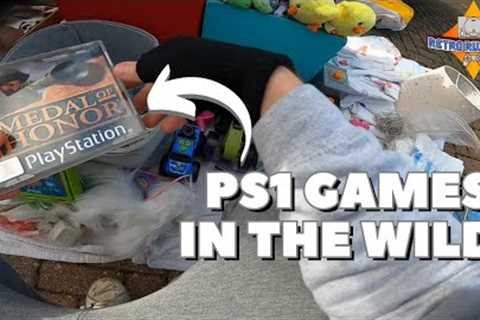 CHEAP PS1 Games In The Wild! Video Game Hunting @ My Local Car Boot Sale.