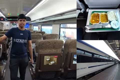 NAGPUR TO BILASPUR VANDE BHARAT EXPRESS||TRAIN JOURNEY|| FOOD REVIEW